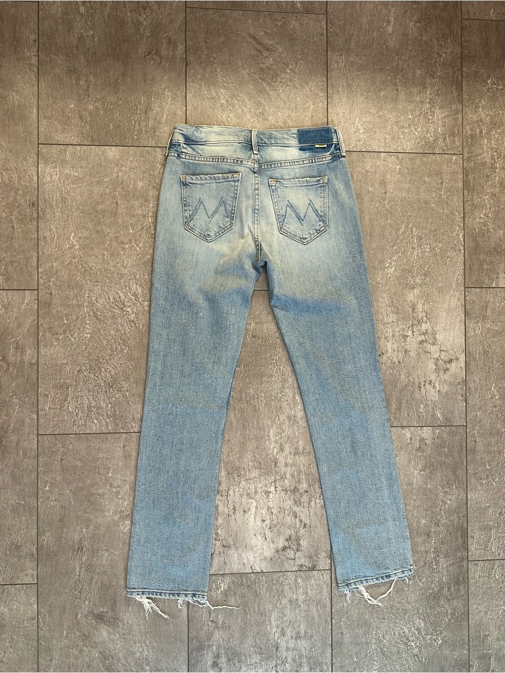 Mother Superior Denim The Flirt Fray I Confess Jeans Size 25 EUC - Picture 7 of 8